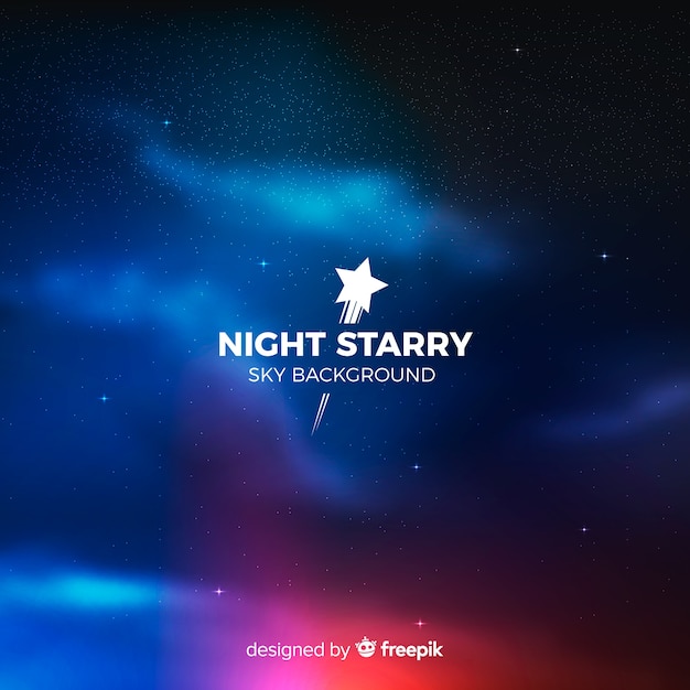 Night sky background