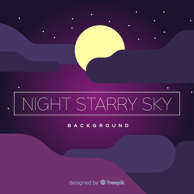 Night sky background