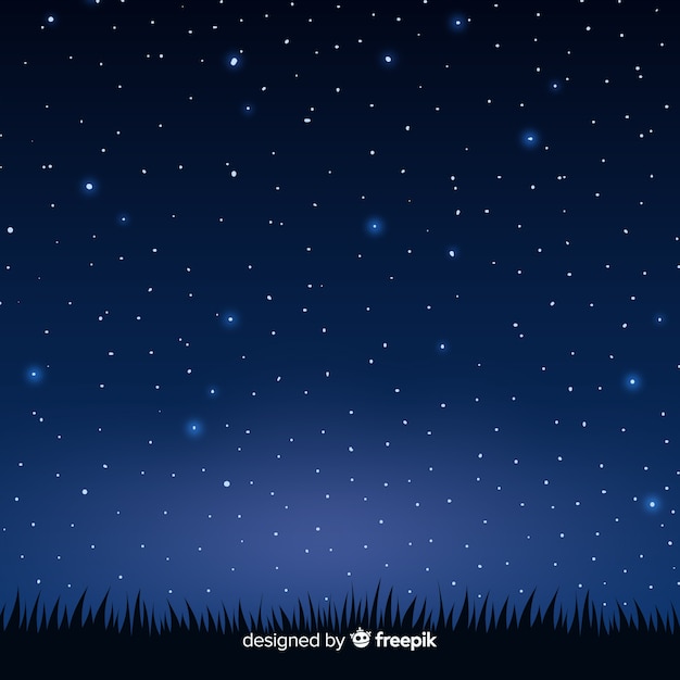 Free vector night sky background