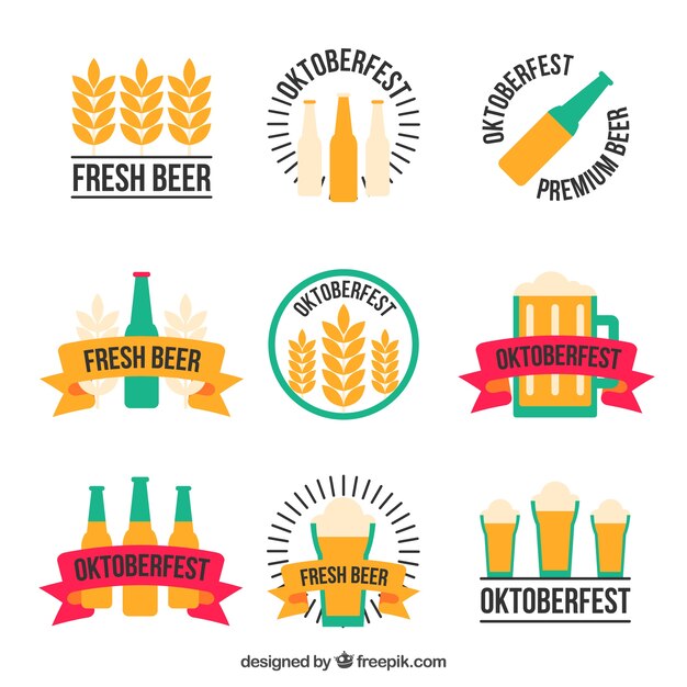 Nine badges for Oktoberfest