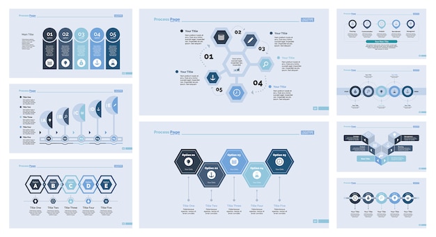 Nine Development Slide Template Set