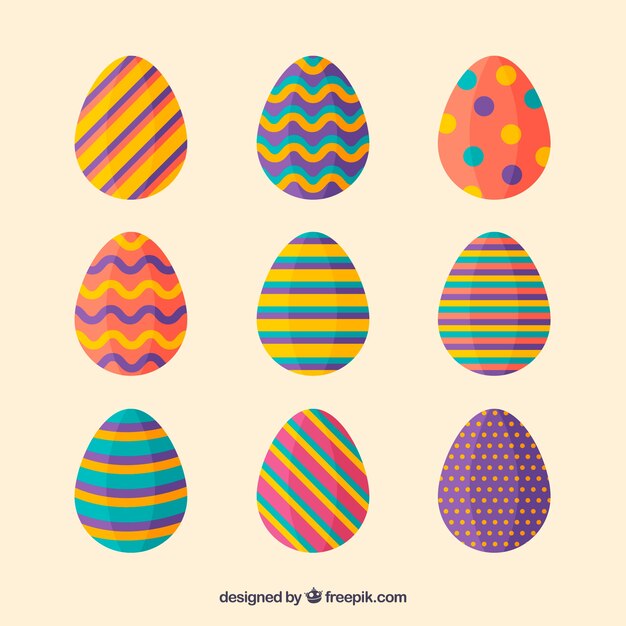 Nine easter eggs