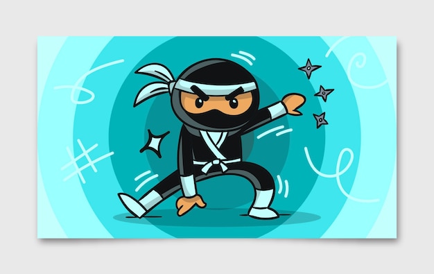 Настенные обои для настольных компьютеров ninja