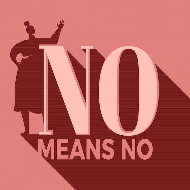 No means no concept