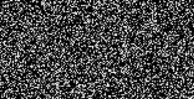 Free vector no signal broadcasting chaos pixels background design