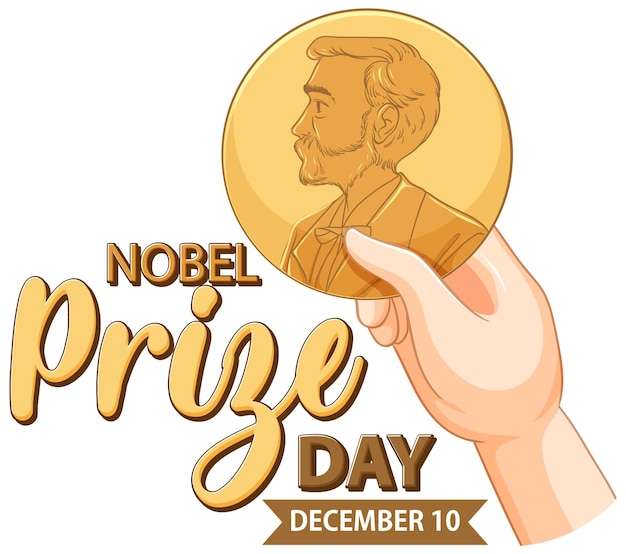 Nobel prize day banner design