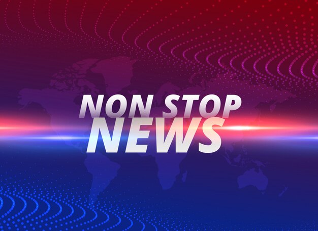 non stop news concept background