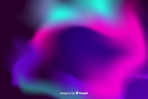 Northern lights background in gradient shades