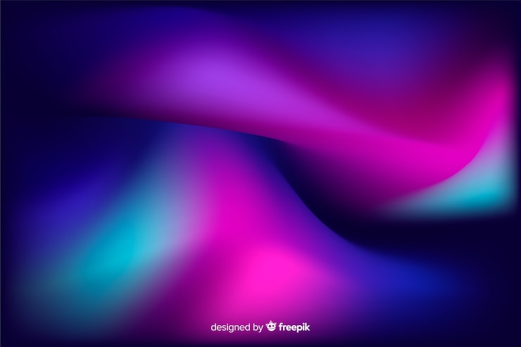 Free Vector northern lights background in violet shades