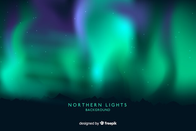 Northern lights background