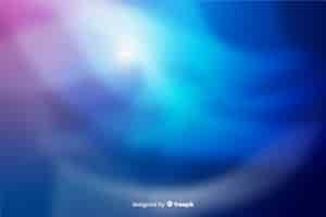 Бесплатное векторное изображение Северное сияние синий декоративный фон