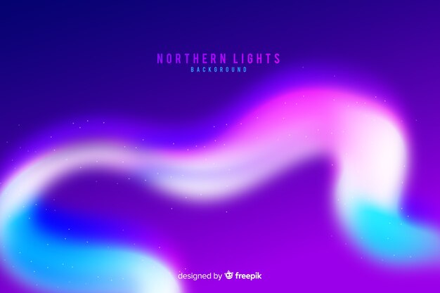 Northern lights colorful background