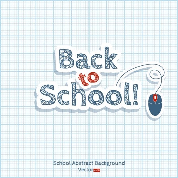 Free vector notebook background of back to school