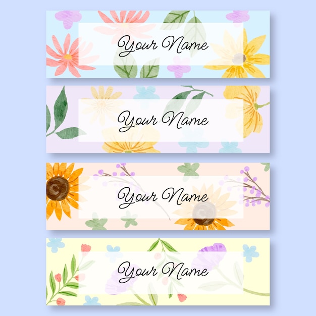 Notebook label collection design