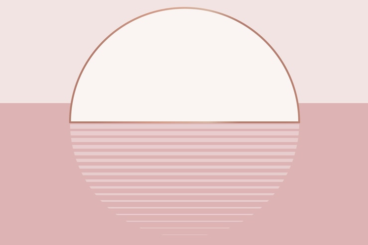 Free Vector nude pink sunset background aesthetic