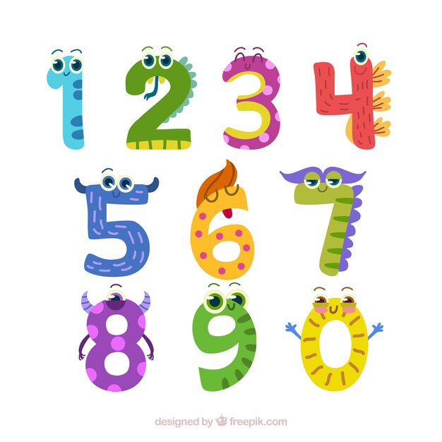 Number collection with animals