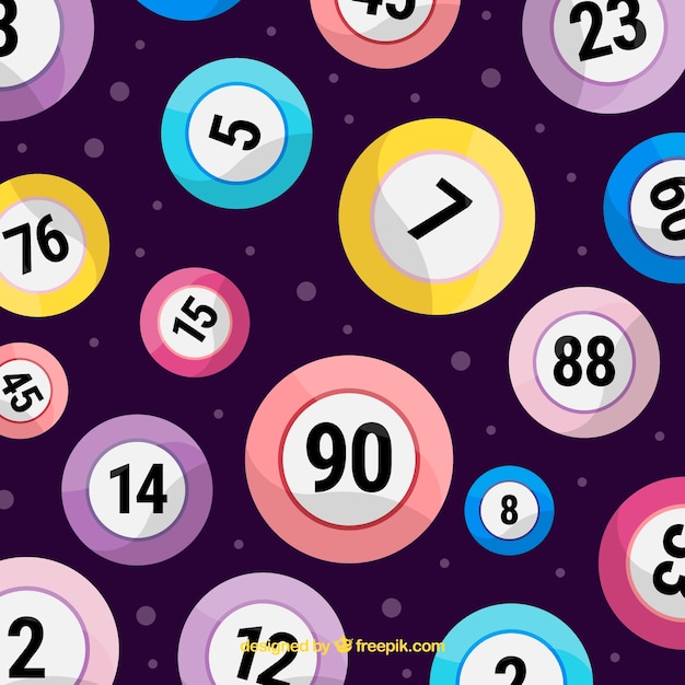 Numbers pattern background