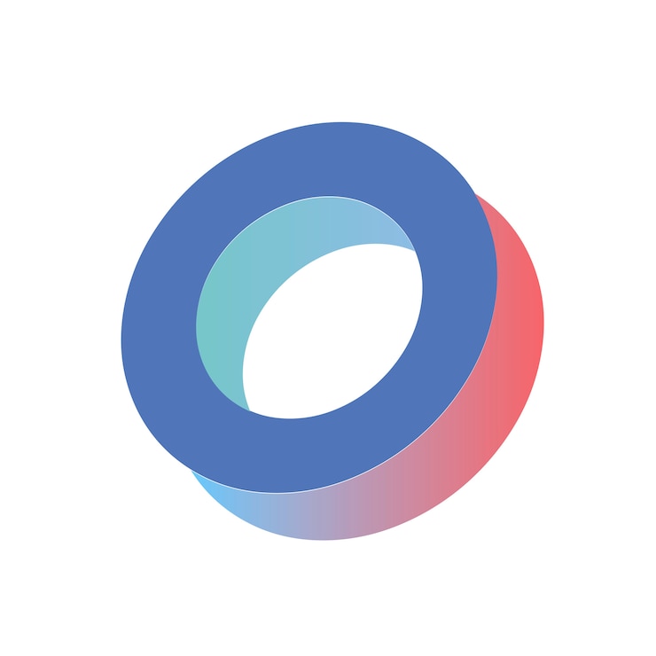 Free Vector o letter 