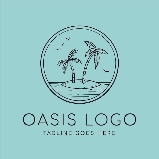 Oasis logo template