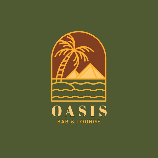 Oasis logo template