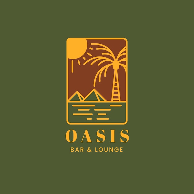 Oasis logo template