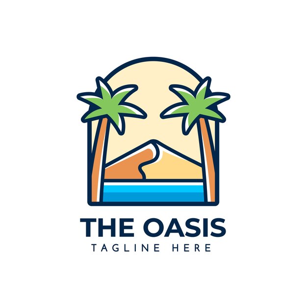 Oasis logo template