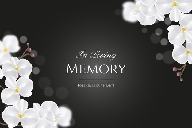 Obituary background design