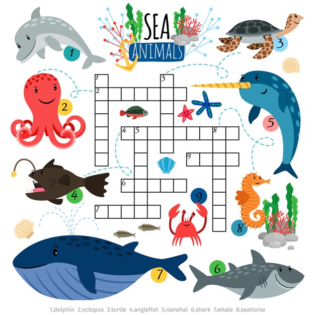 premium vector australian animals crossword