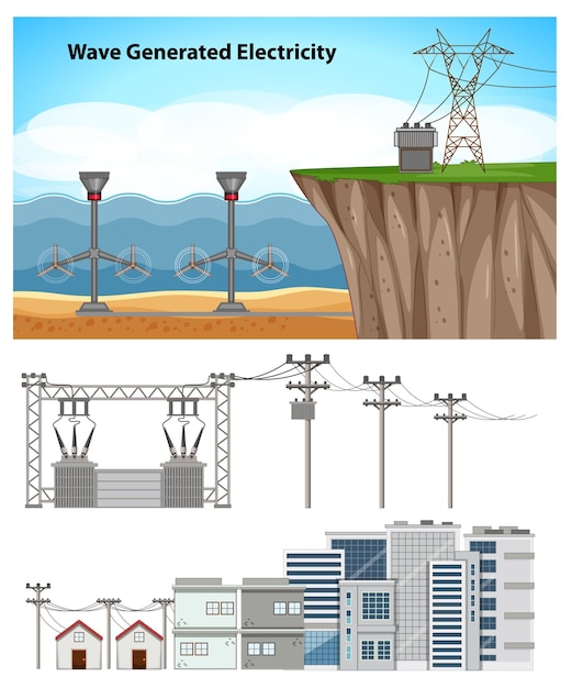 Ocean power generation con turbine subacquee