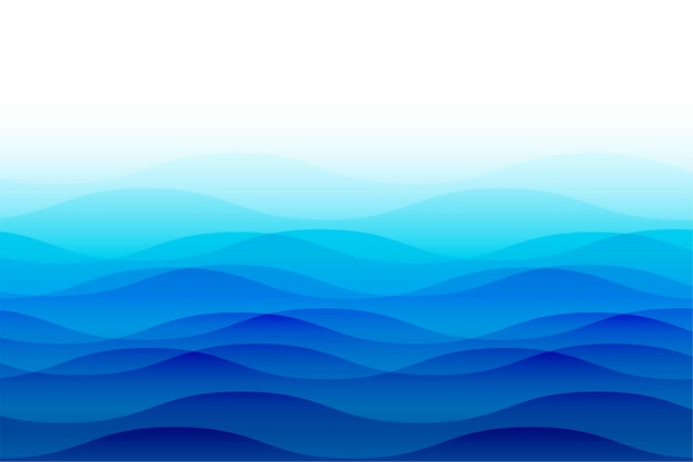 Ocean sea waves with ripples