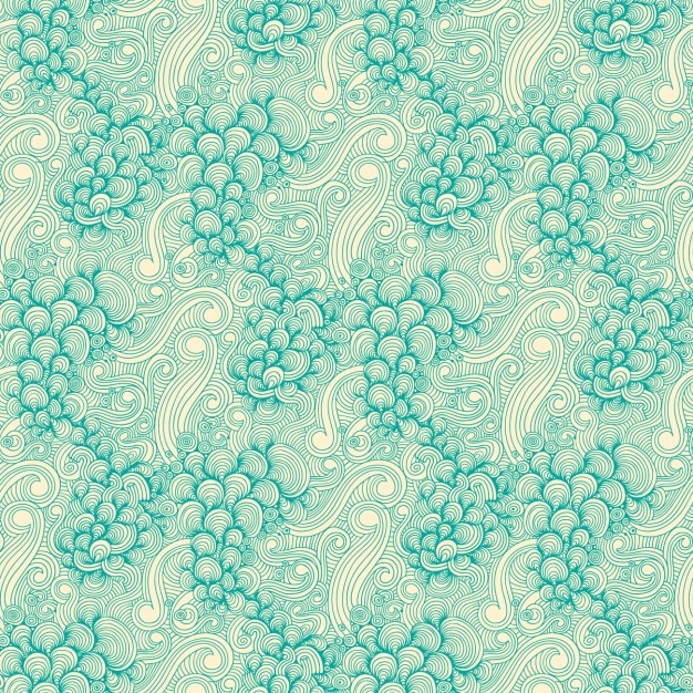 Free vector ocean shells pattern