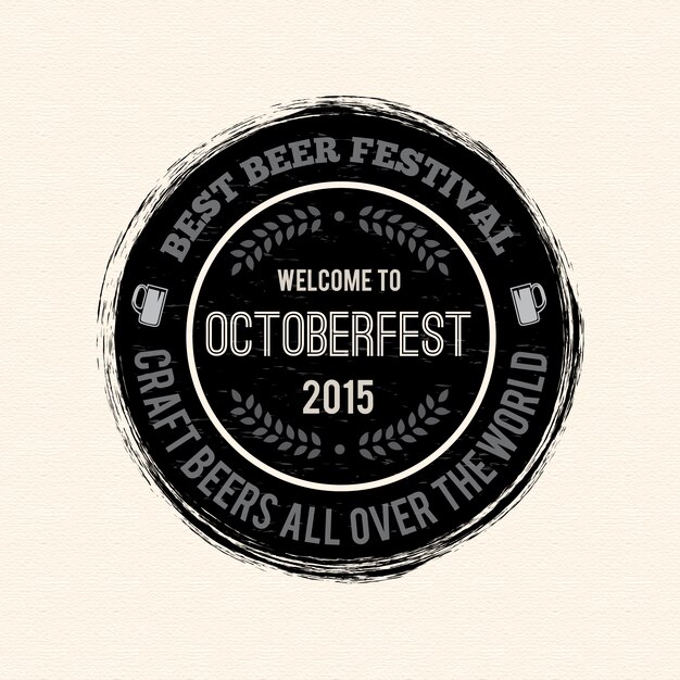 Octoberfest 로고 디자인