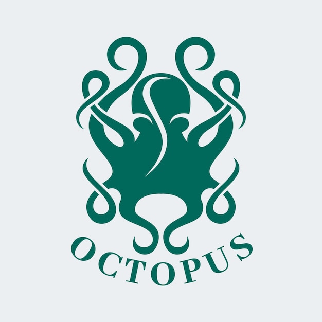 Free vector octopus logo concept