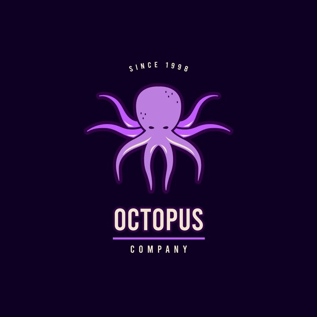 Octopus logo template