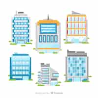 Free vector office building collection