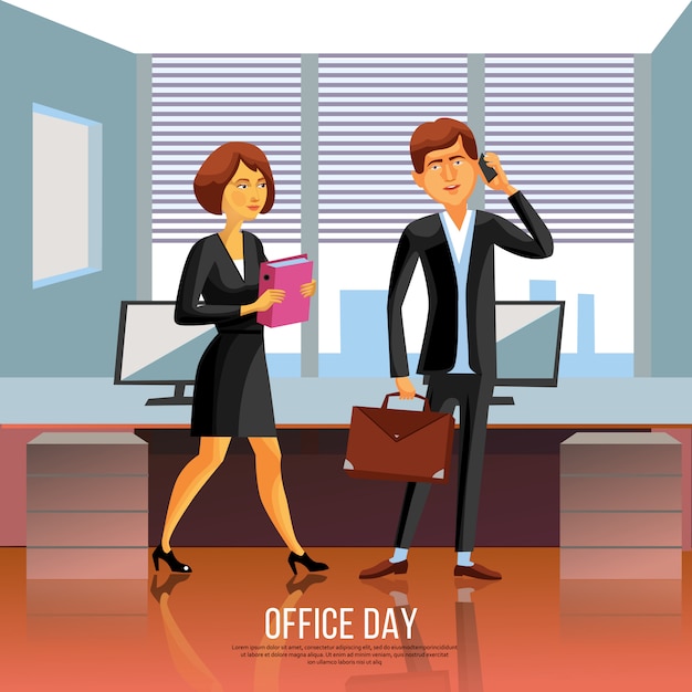 Office people poster