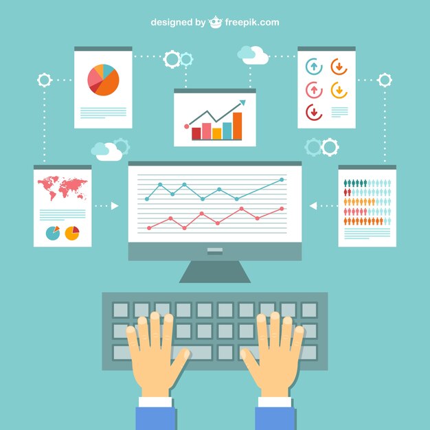 офисные рабочие documnts infography
