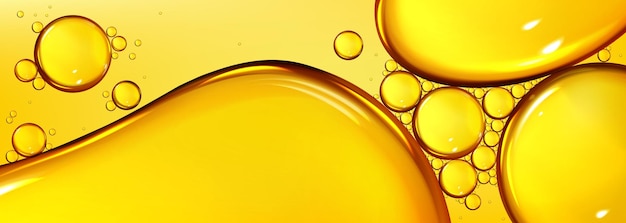 Oil drops texture omega bubbles gold droplets
