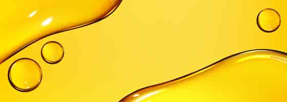 Free vector oil drops texture omega bubbles gold droplets