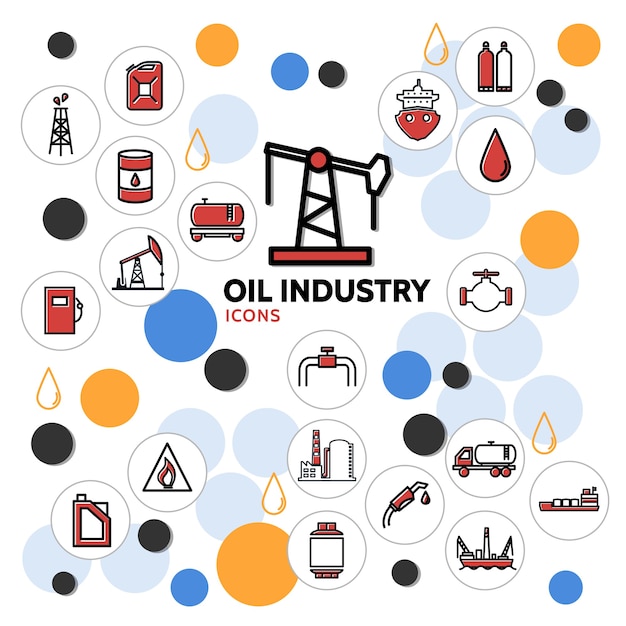 Концепция нефтяной промышленности с деррик-канистрой топливораздаточный насос нефтехимический завод клапан-цистерна