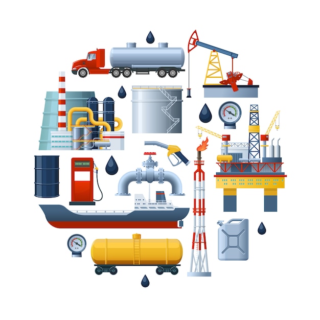 Oil Industry Round Composition