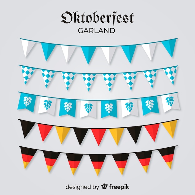 Free vector oktoberfest background