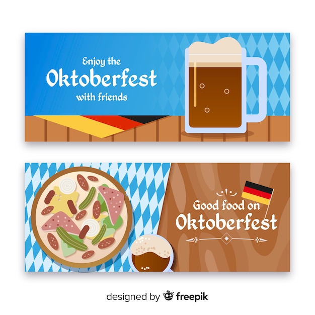 Bandiere dell'oktoberfest