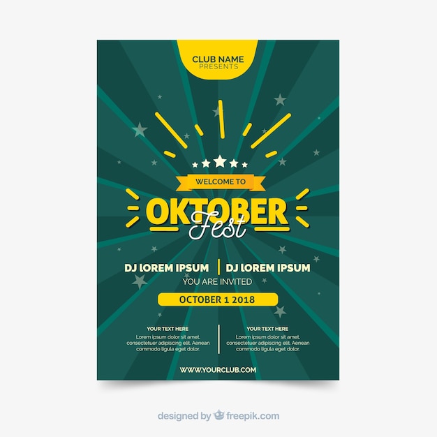 Oktoberfest brochure