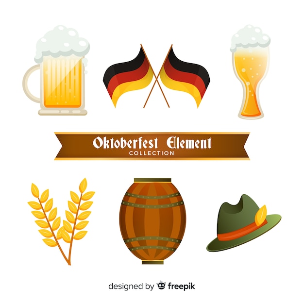 Oktoberfest elements set