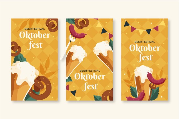 Oktoberfest instagram stories collection