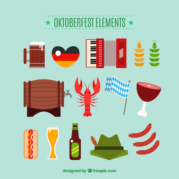 Oktoberfest, nice flat elements