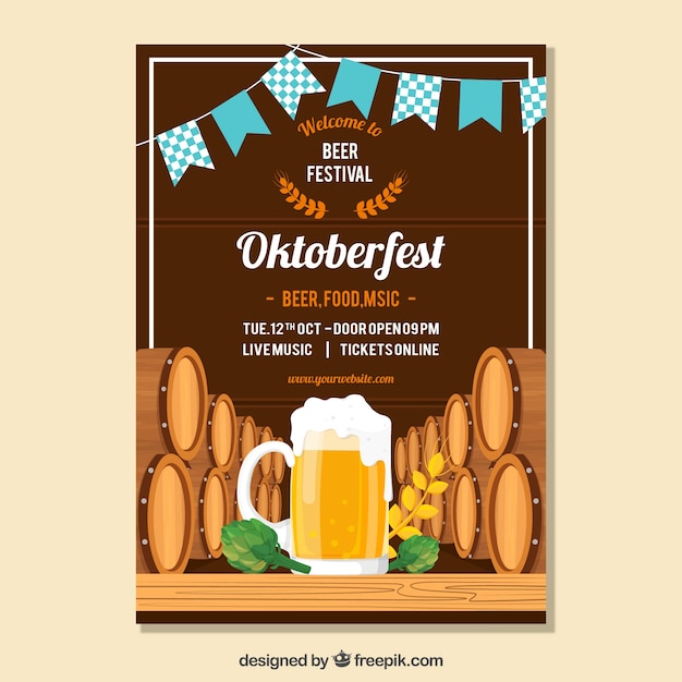 Oktoberfest poster template