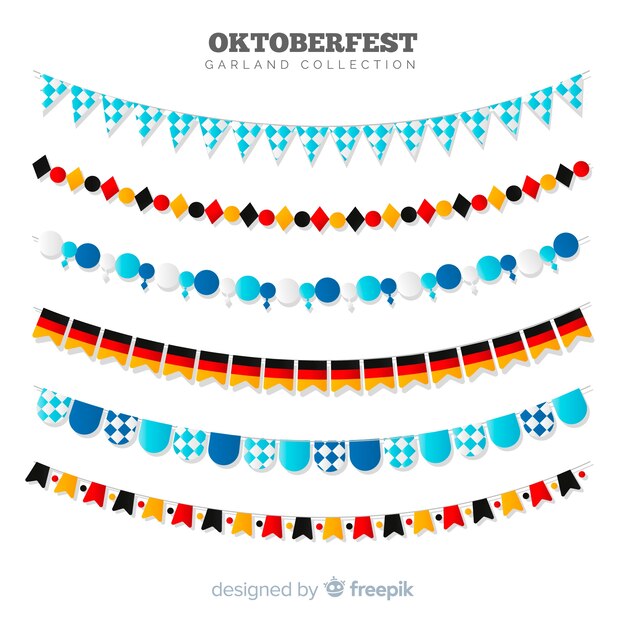 Oktoberfest ribbon or garland collection