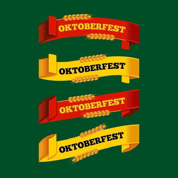 Set di nastri dell'oktoberfest